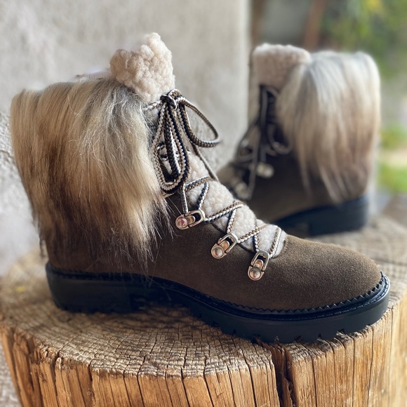 Nine West Alex Faux-Fur Booties Retail Value 139 - Picture 3 of 8